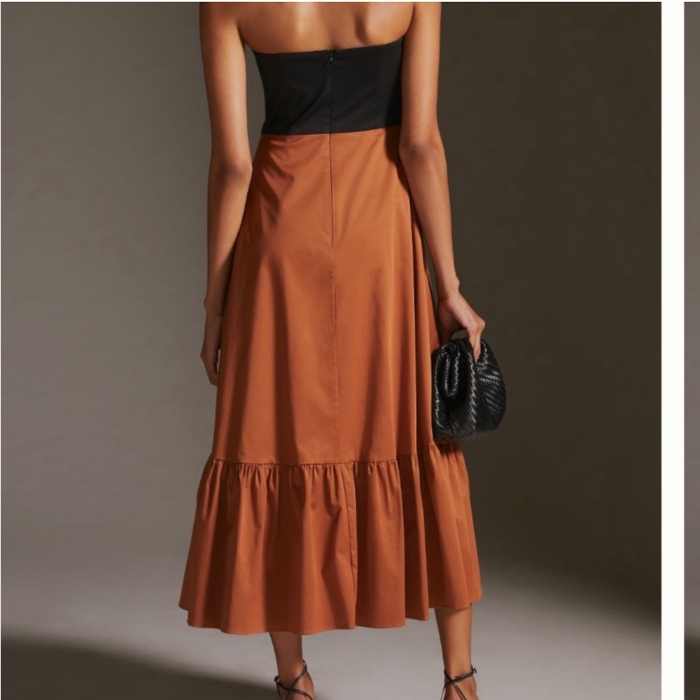 Anthropologie Hutch Hutch Bow-Tie Maxi Dress in Colorblock - Picture 6 of 11